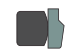 Штоковая манжета К704 50x65x7 PTFE-Bronze+NBR