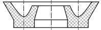 Штоковое уплотнение 2-008-3 7x15x4 NBR
